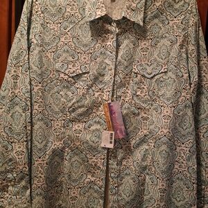 PANHANDLE SLIM Western Shirt women's sz xl NWT